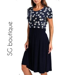 🆕⭐Plus size floral aline dress
